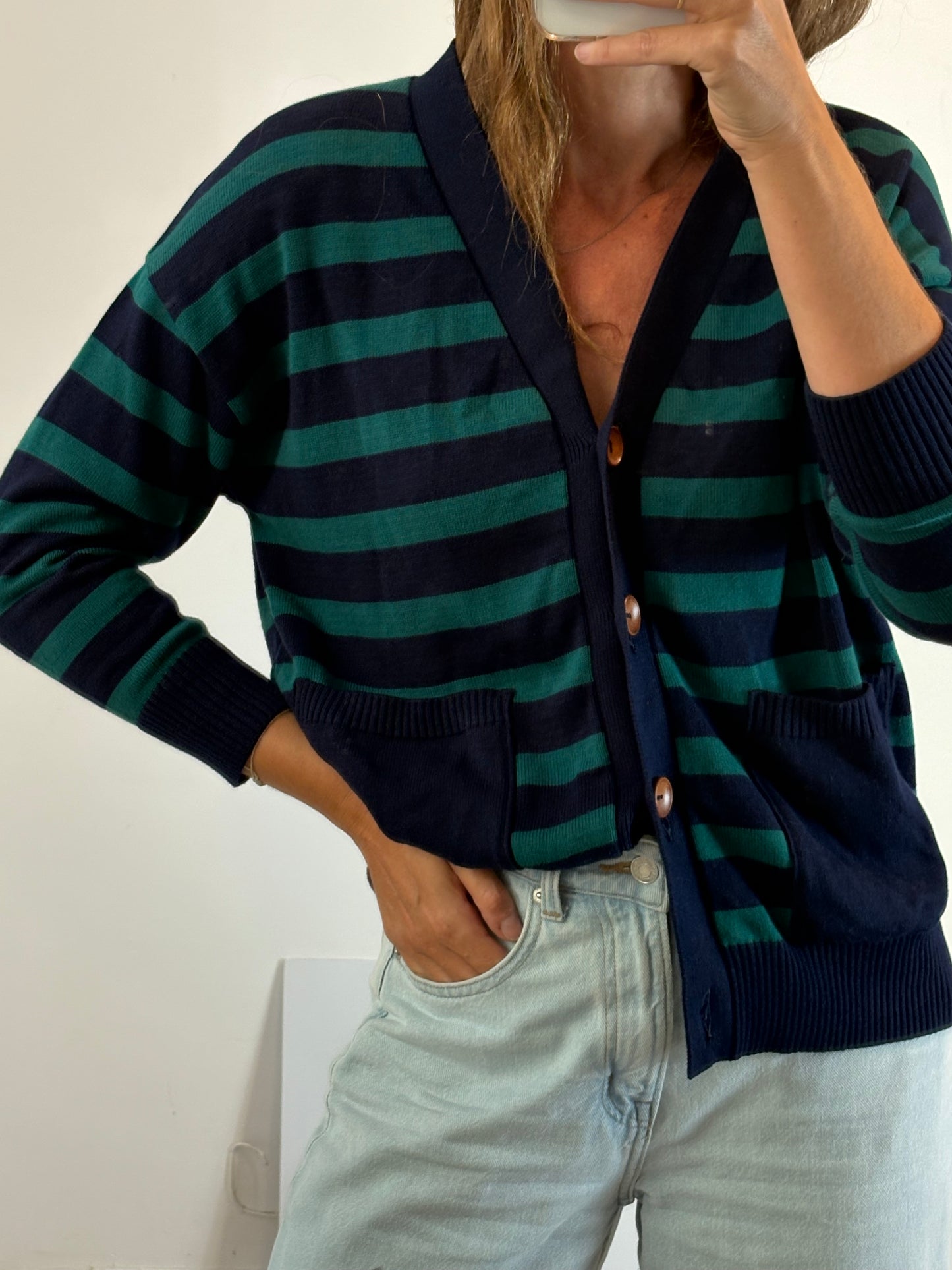 MY SULAFISH. Cárdigan rayas Tu(s)