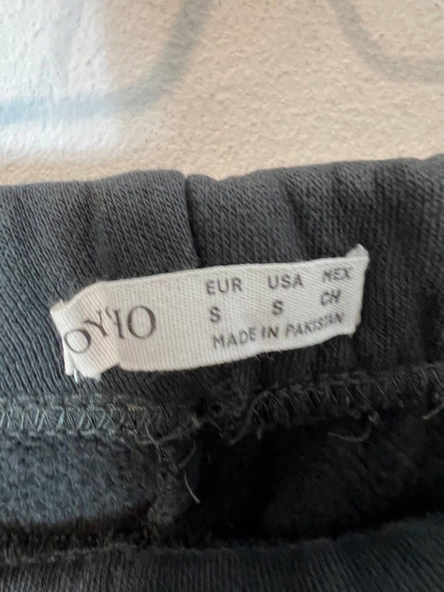 OYSHO. Pantalón gris elástico T.s