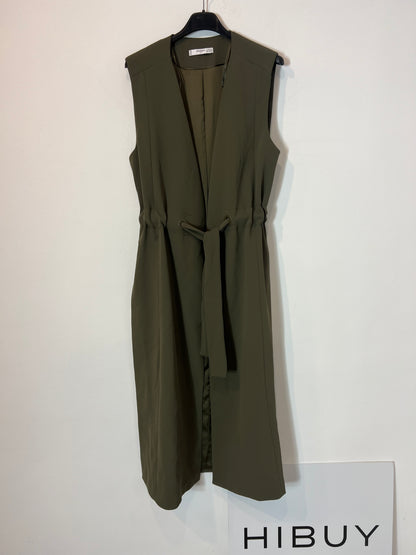 MANGO. Chaleco largo aberturas. T XS/S