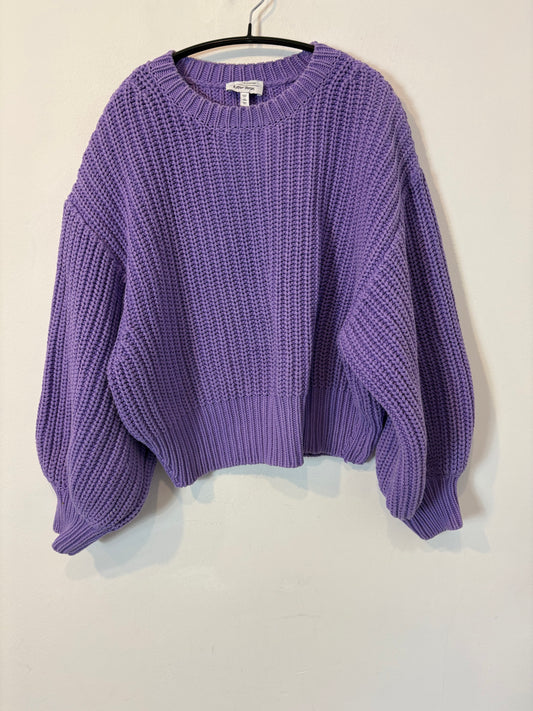 &OTHER STORIES. Jersey malva punto grueso