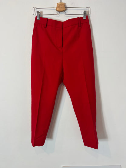 MARNI. Pantalón lana rojo fluido T.36