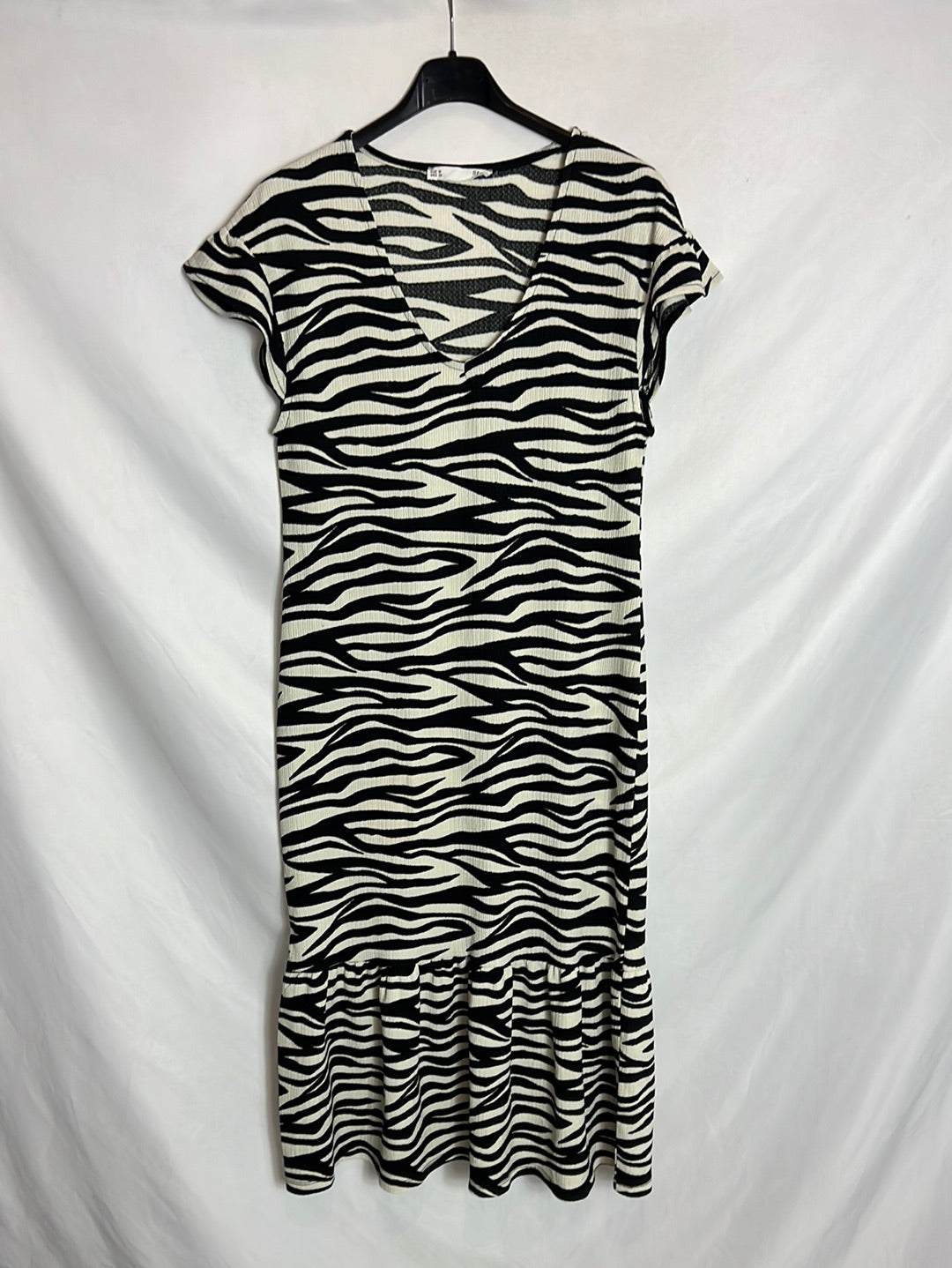 SFERA. Vestido midi print T.m