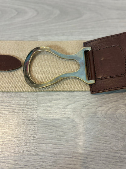 OTRAS. Cinturón semi elástico doble textura