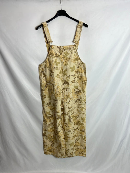 ZARA.Peto beige flores T.s