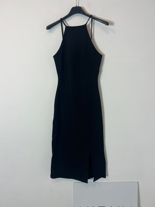 STRADIVARIUS. Vestido midi entallado. TXS