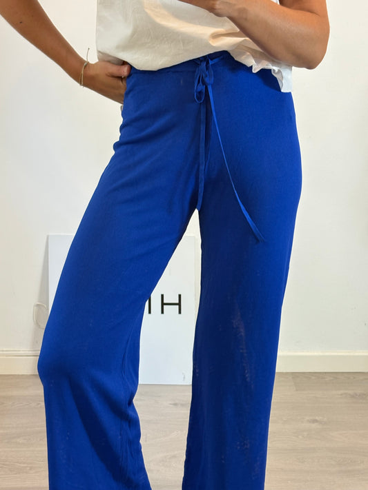 ZÚA. Pantalón punto azul T.u (S)