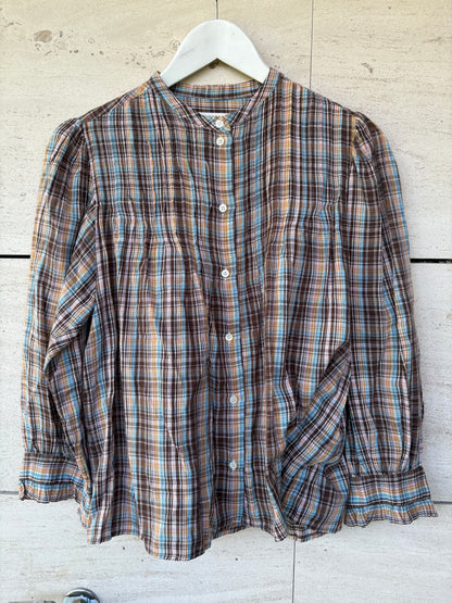 MASSCOB. Camisa cuadros fluida