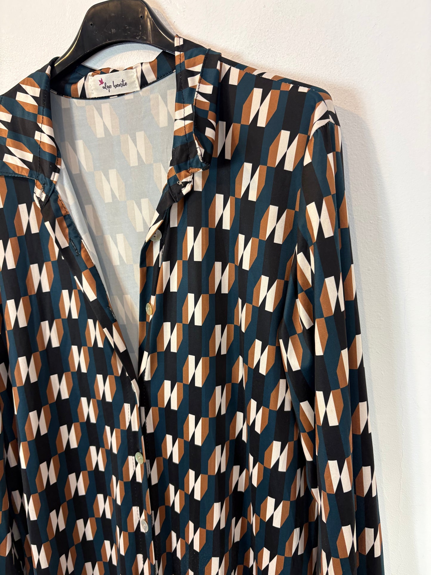 ALGO BONITO. Vestido/ chaqueta larga punto elástico