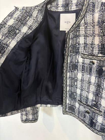 MIRTO. Chaqueta tweed azules