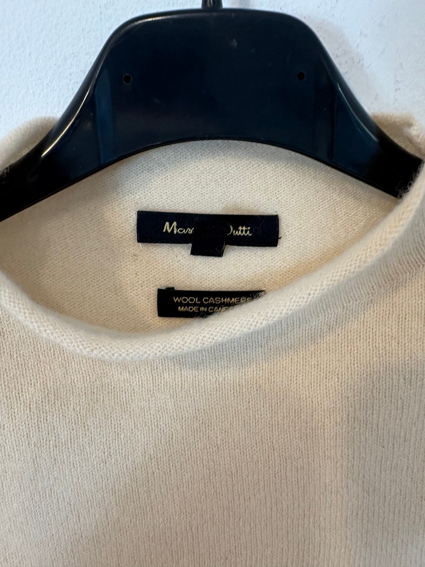 ZARA. Black stretch knit top. TL