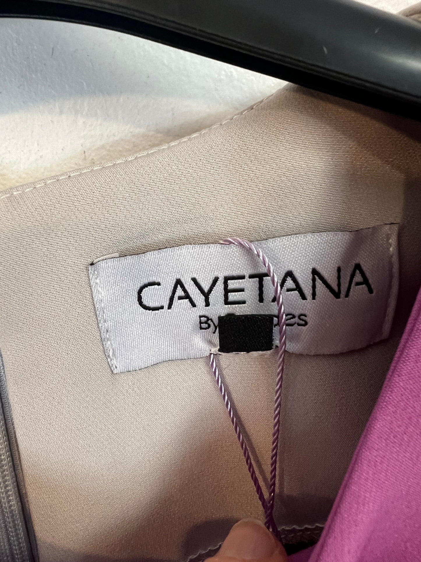 Cayetana by Conde. Two-tone long dress Ts