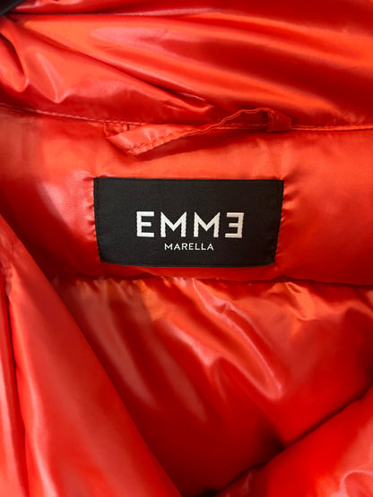 MARELLA. Plumífero rojo metalizado T S