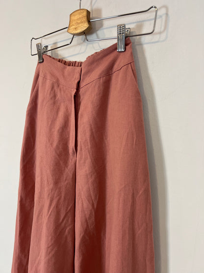 BONSUI. Pantalón palazzo mezcla. T 1 (S)