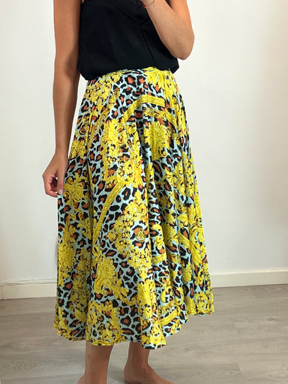 IMPERIAL. Falda midi estampada T.M