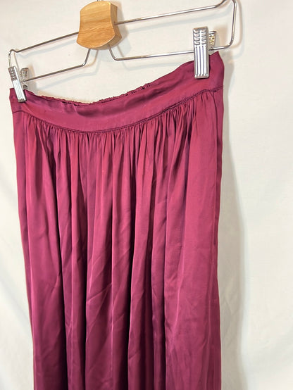 RABENSSALONER. Falda midi burdeos T.s