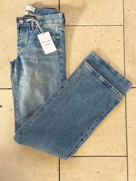 AMELIA GRAY x FRAME. Denim recto abotonado