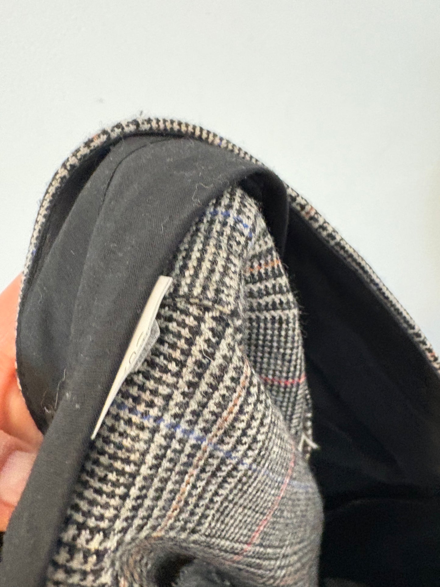 ZARA. Pantalón pinzas con lana