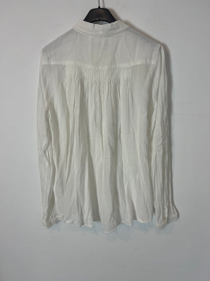 INDI &amp; COLD. White melange blouse. TM