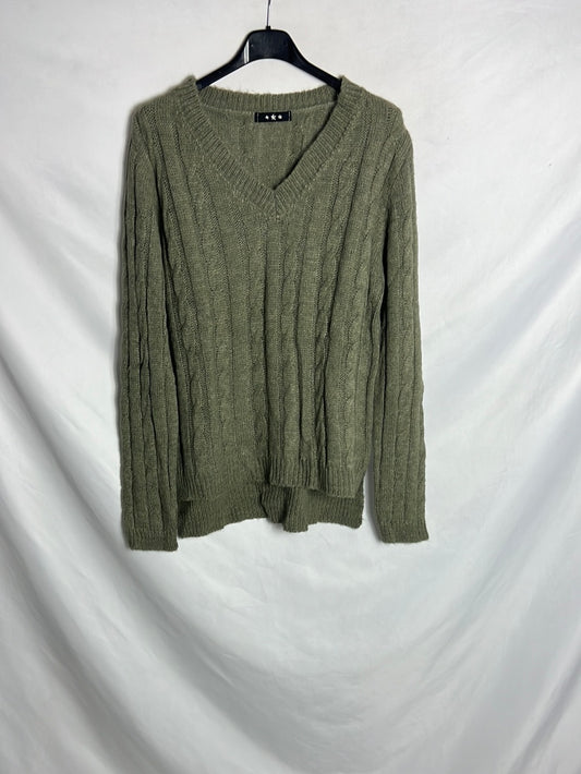 OTRAS. Jersey verde ochos T.u(s)