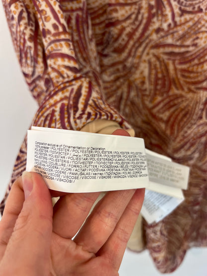 INTROPIA. Falda midi estampada T.xl