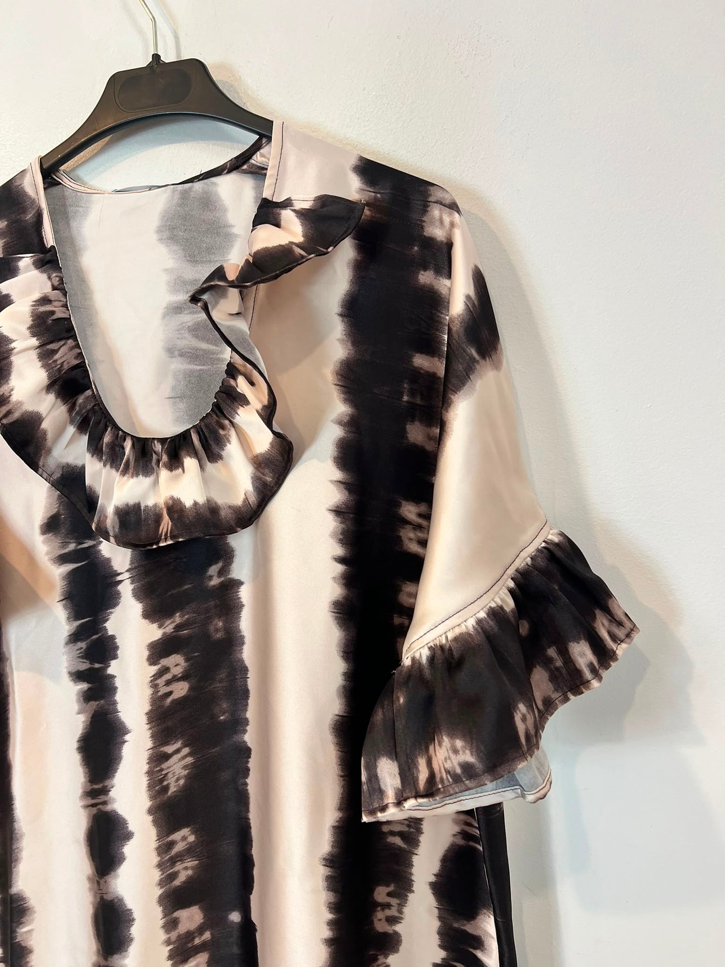MONDINO (LIMITED EDITION). Vestido largo tie dye
