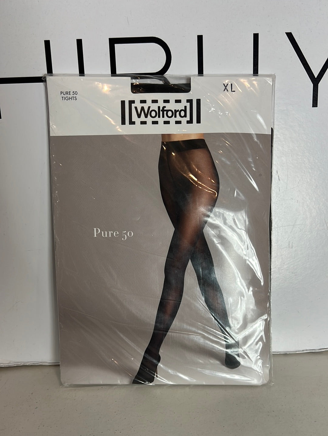 WOLFORD. Black tights. Size XL