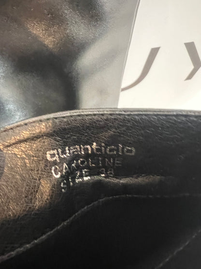 OTRAS. Botas negras efecto piel T.38