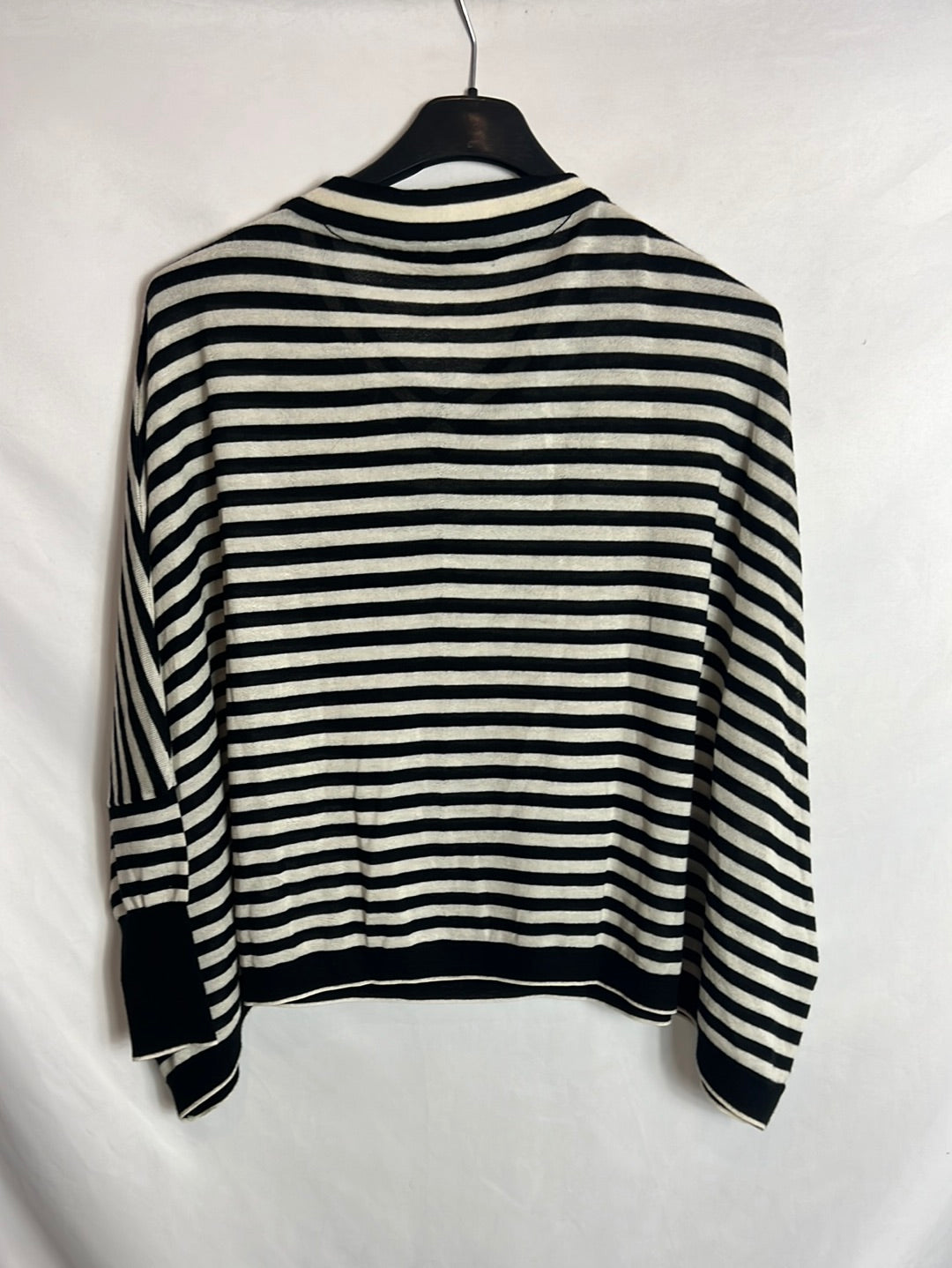 ERMANNO SCERVINO. Jersey rayas cashmere detalles. T S