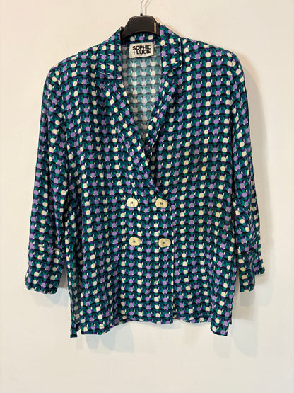 AMEÉ. Sleeveless fringed sweater S.(s)