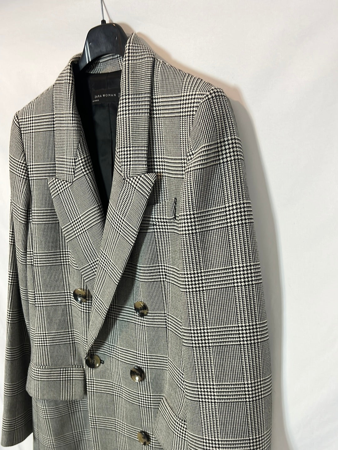 ZARA. Blazer pata de gallo. T XS