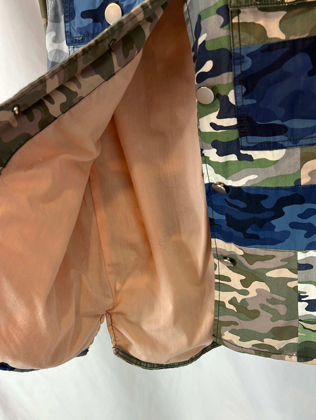 GAP. Chaqueta estampada bolsillos. T M