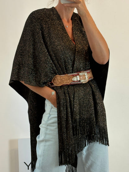 MARKS&SPENCER. Poncho punto hilos