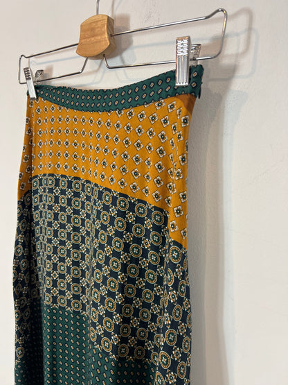 CLAUDIE PIERLOTE. Falda midi estampada fluida T.36