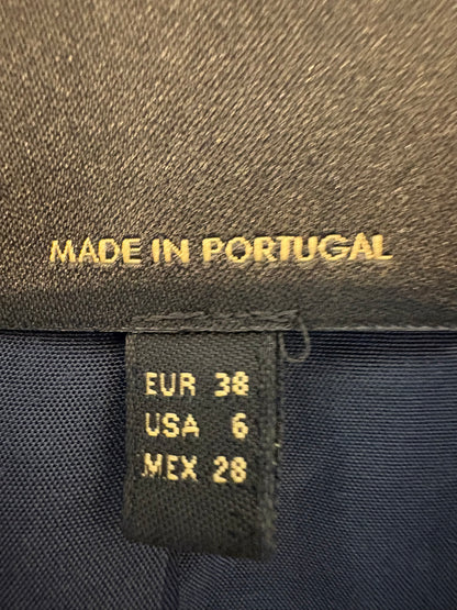 MASSIMO DUTTI. Blazer azul klein