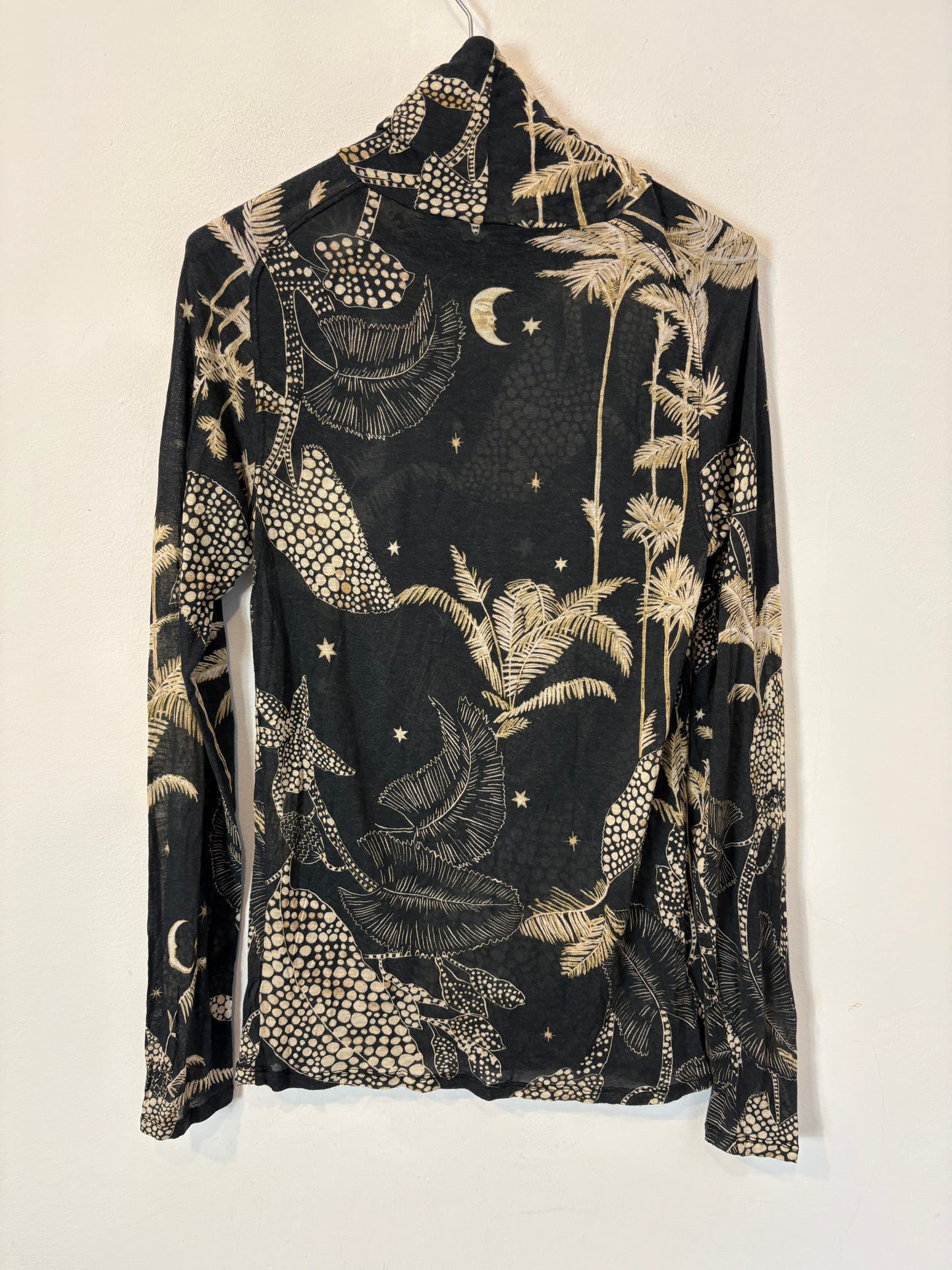 FORTE FORTE. Conjunto azul estampado mezcla