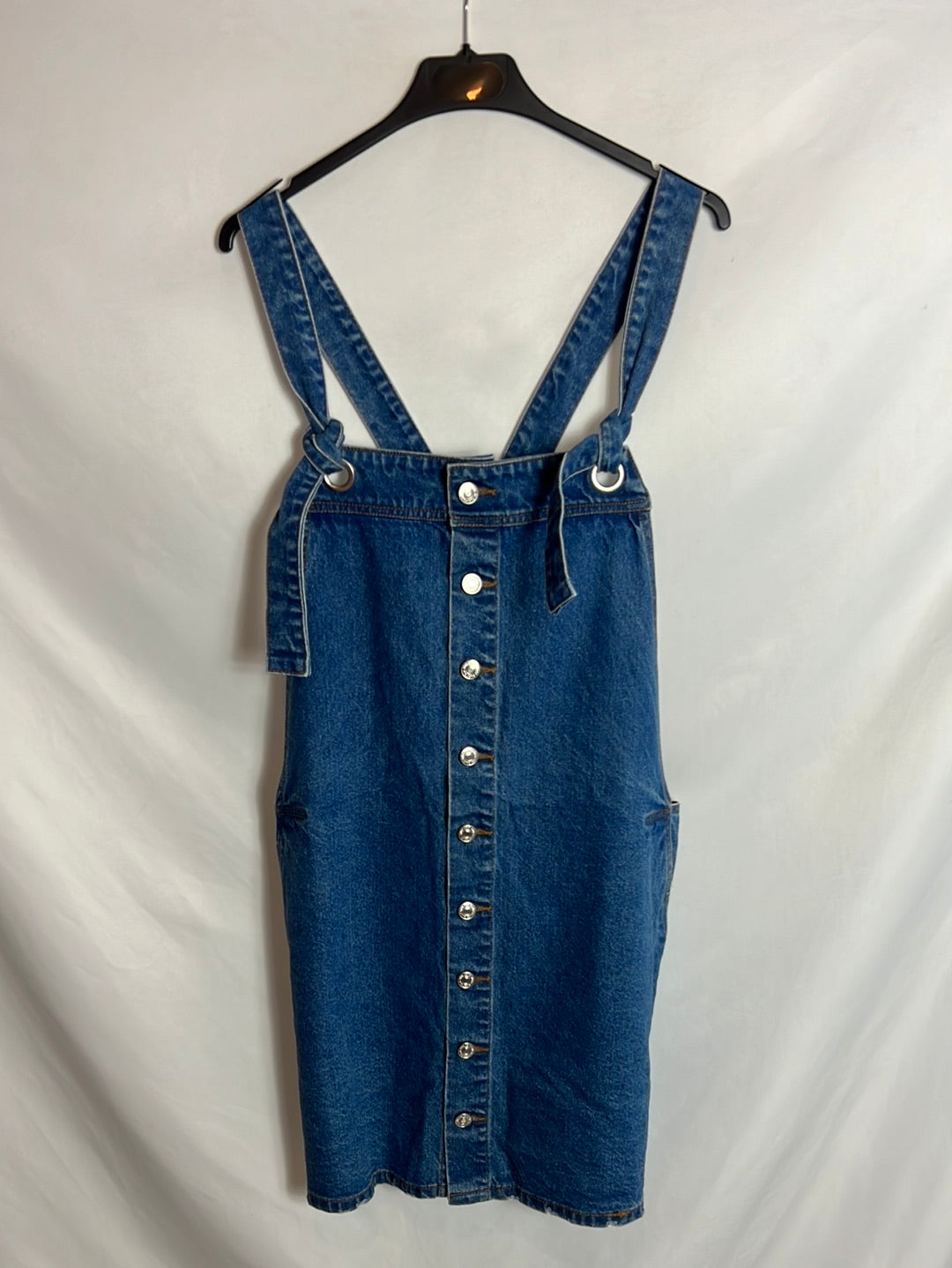 MANGO. Peto azul denim T.l