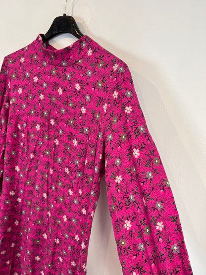 MAGNOLYA. Vestido rosa flores T.1(s)