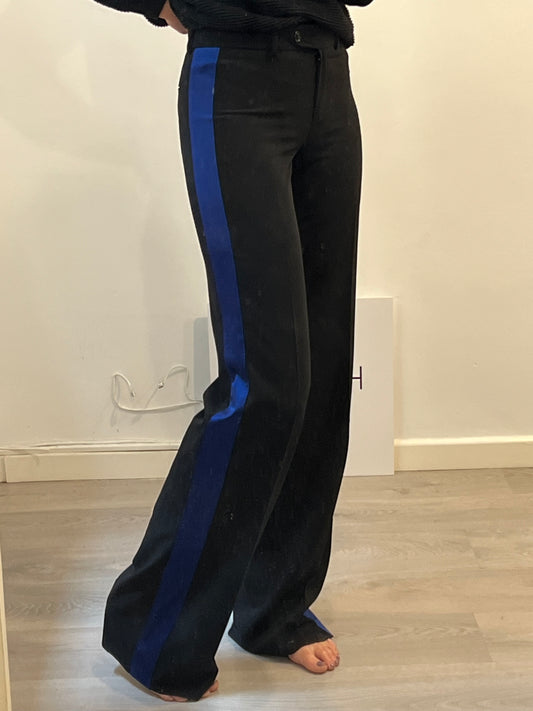 ANTONIO CROCE. Pantalón negros raya lateral T.38