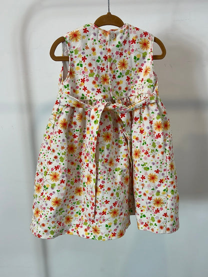 IN EXTENSO. Vestido estampado piqué. T 18 meses