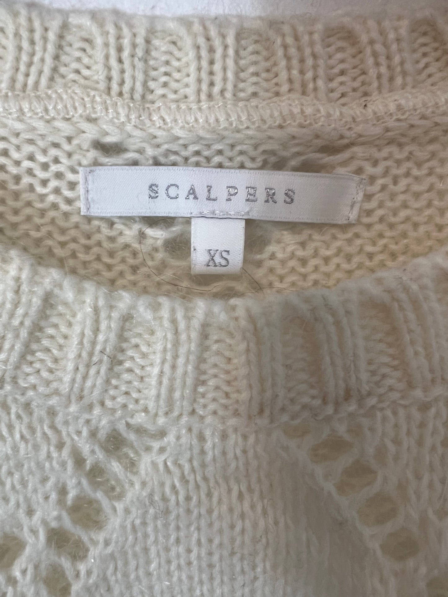 SCALPERS. Jersey beige claro. T XS