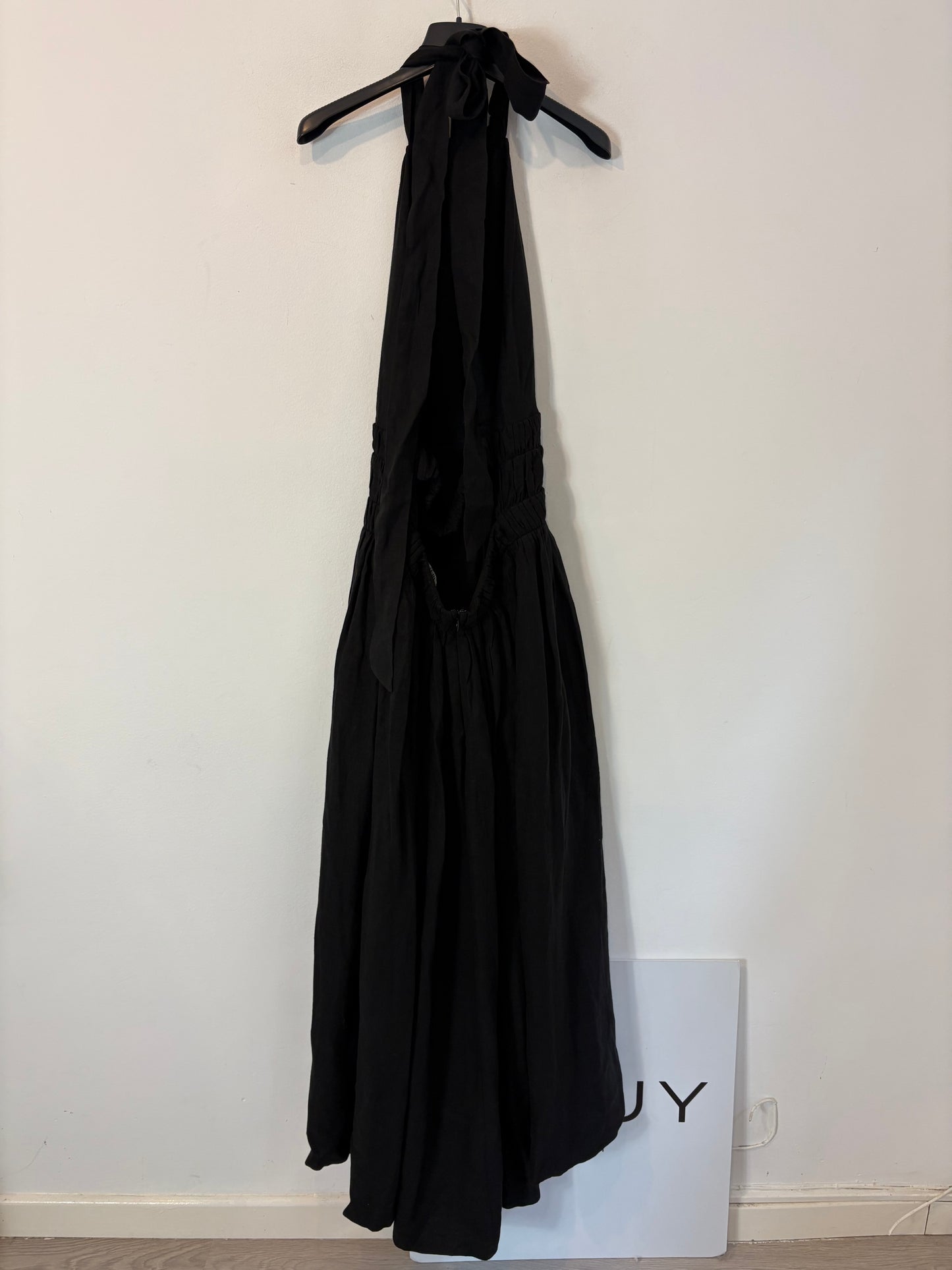 MR MOOD. Long linen halter dress. TS