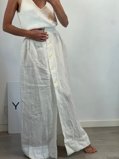 OTRAS. Falda larga lino