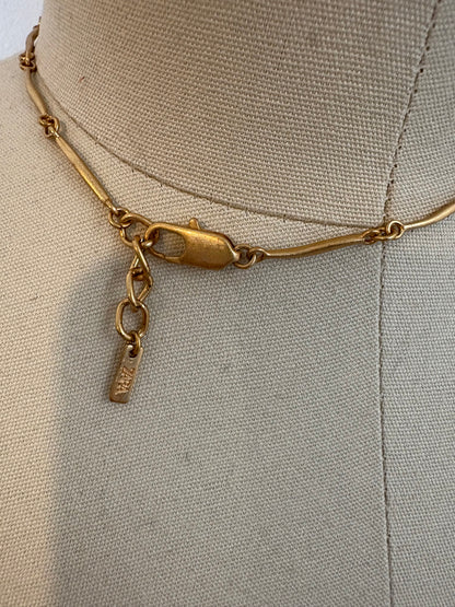 ZARA. Collar dorado colgantes