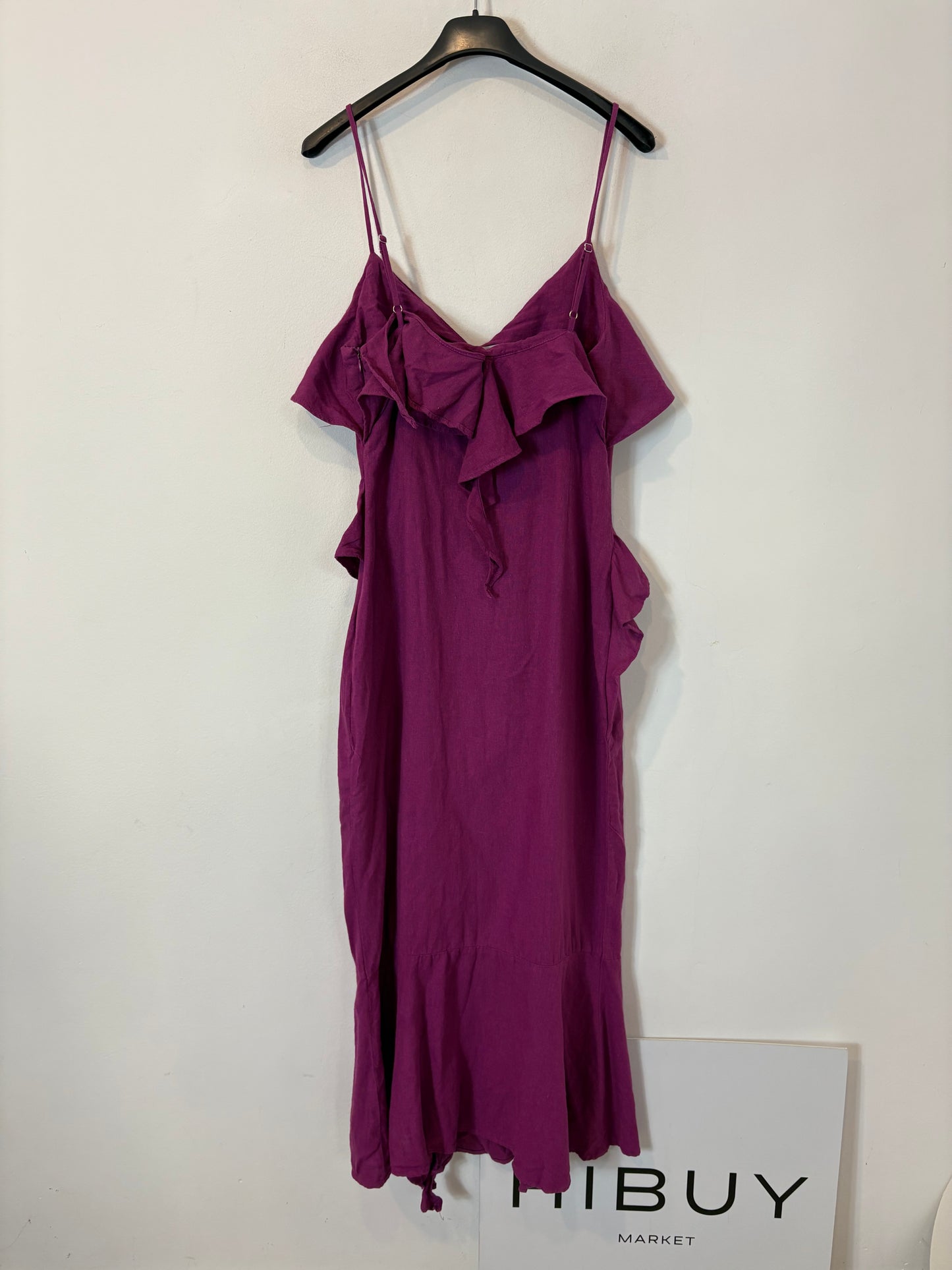 ZARA. Vestido buganvilla lino