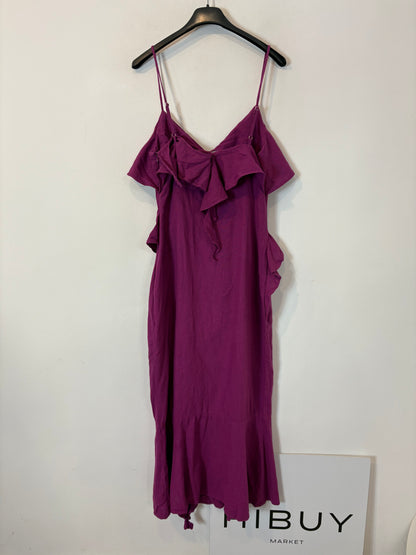 ZARA. Vestido buganvilla lino