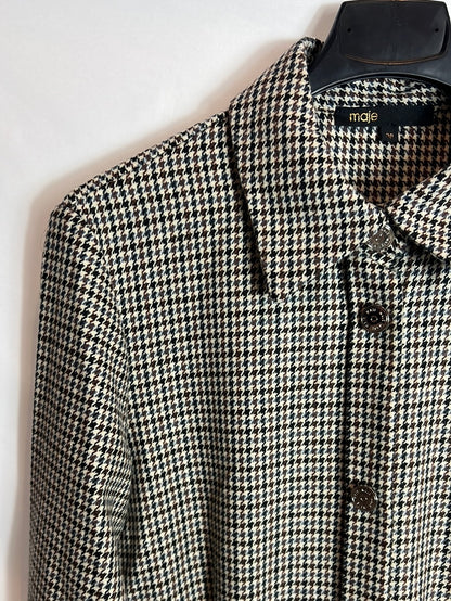 MAJE. Houndstooth dress. Size 38