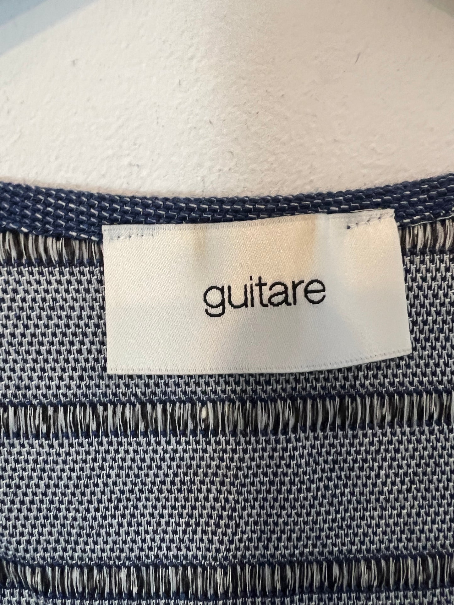 GUITARE. Conjunto chaleco y bermudas rayas T.M