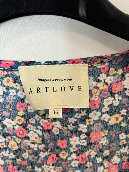 ARTLOVE. Mini floral midi dress T.36