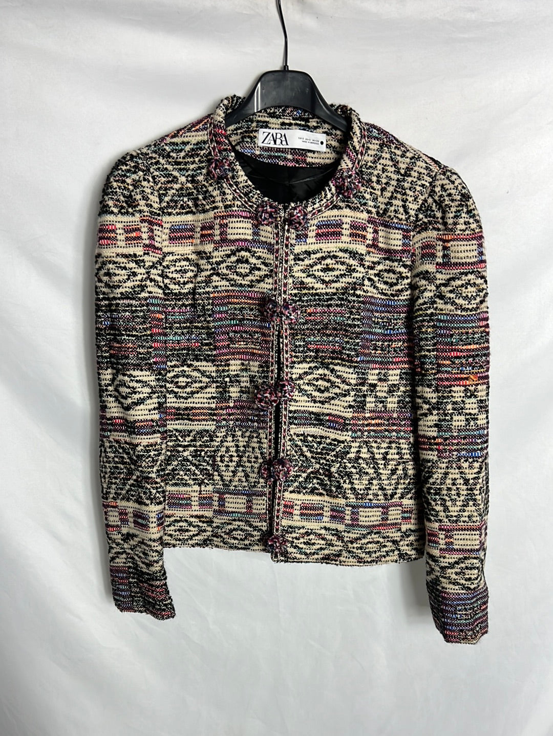 ZARA. Multicoloured mottled jacket. TS