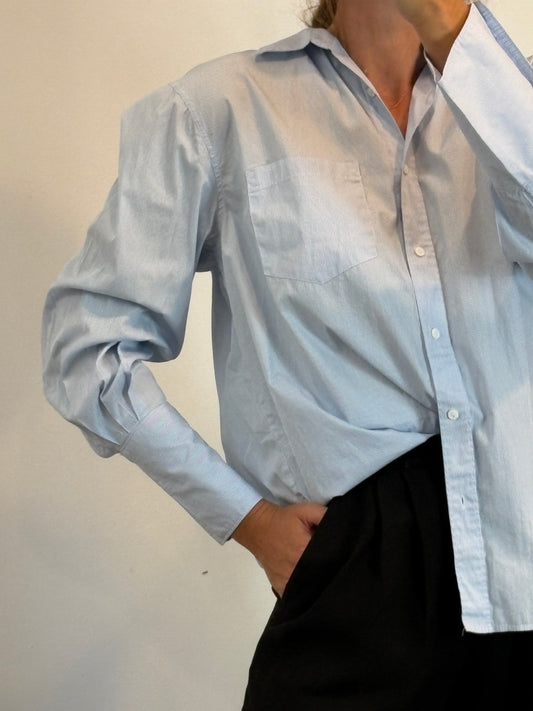 ZARA. Camisa rayas bolsillo. T M